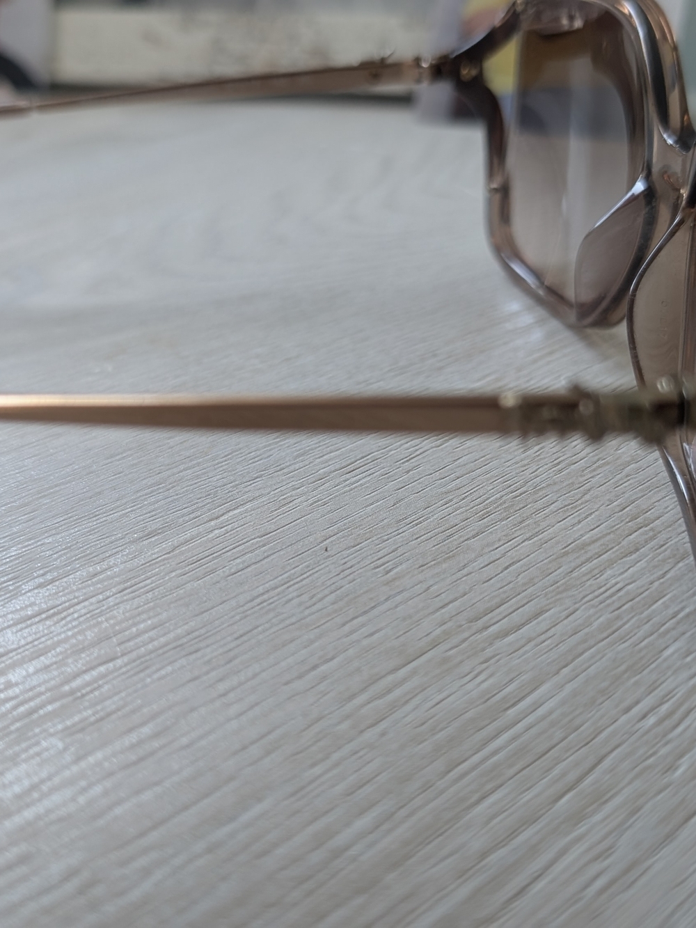 Coach Translucent Taupe Oversized Sunglasses - Picture 3 of 4